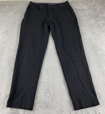 Tommy Hilfiger Women s Pants Sz 2 Black Straight Leg Stretch C33