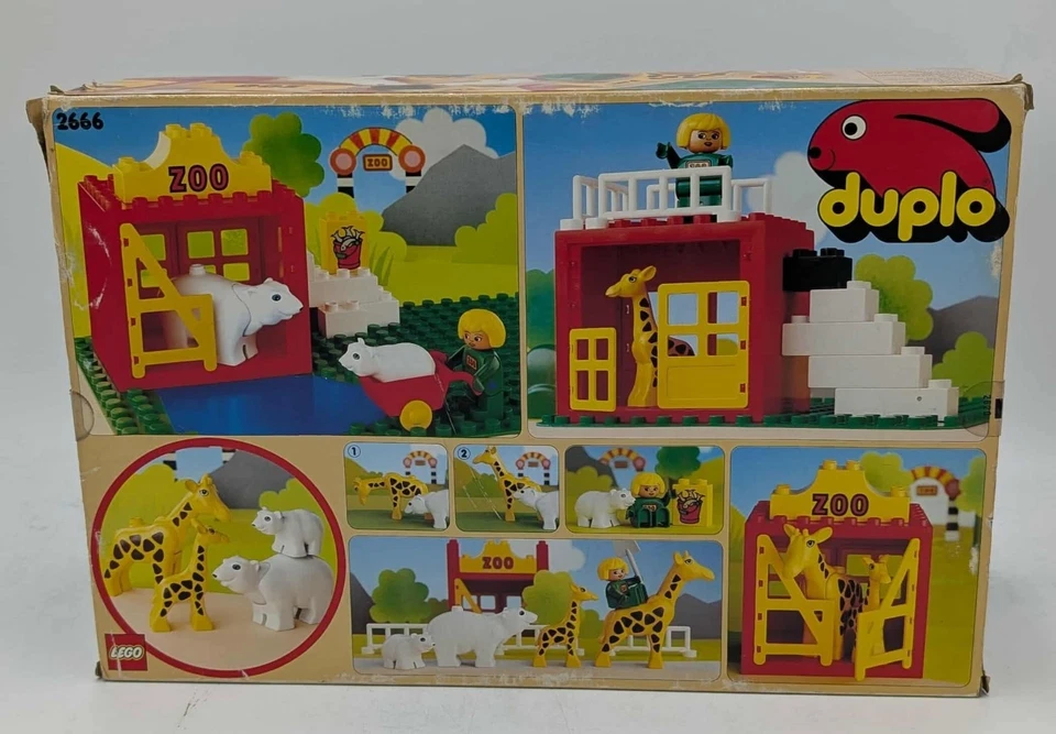 LEGO 2666 Duplo Zoo mit Tieren Giraffen und Eisbären NEU - Bild 3 von 4