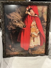 Fairy Tale Art Set of SIX Large Detailed Prints with Museum No Glare Glass. 