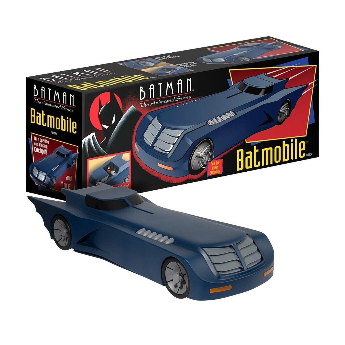 Batman The Animated Series 5 Points Batmobile - Mezco Toys