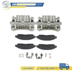 Brake Calipers Front & Ceramic Pads Kit For 2004-2008 GMC Canyon Chevy Colorado