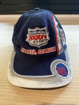 Vintage 2000 NFL Puma Super Bowl XXXIV 34 Snapback Cap Rams Vs. Titans