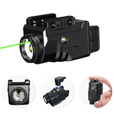 700 Lumen Green/Red/Blue Pistol Light Laser Combo Beam Sight Tactical Flashlight