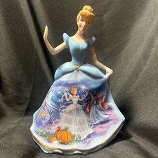 Disney🌹" Forever Cinderella " 2004 Bell Figurine by The Bradford Editions ~ New