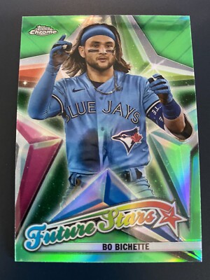 2022 Topps Chrome Green Future Stars Bo Bichette FS-13 /99 Toronto Blue Jays