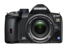 Olympus EVOLT E-520 10.0MP Digital SLR Camera - Black (Kit w/ 14-42mm Lens)...