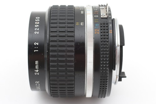 Near MINT Nikon Ai-s Nikkor 24mm f2 AIS Wide Angle MF Lens From JAPAN - Picture 10 of 13