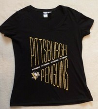 Pittsburgh Penguins NHL ladies t shirt / sleep shirt, medium, cotton/poly blend