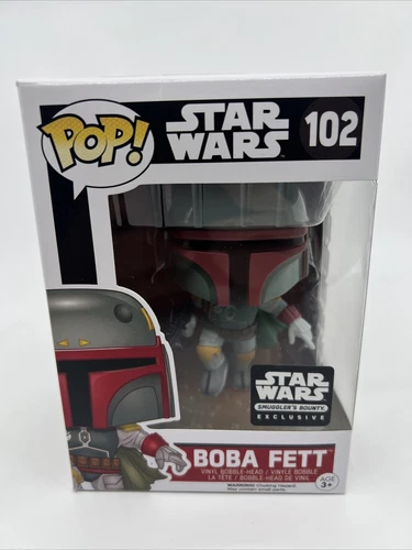 Funko Pop! Star Wars Boba Fett #102 Smuggler’s Bounty Exclusive w Protector C5