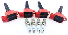 FITS MITSUBISHI LANCER EVOLUTION X IGNITION COILS PACK EVO 10 BOSCH SPARK PLUGS