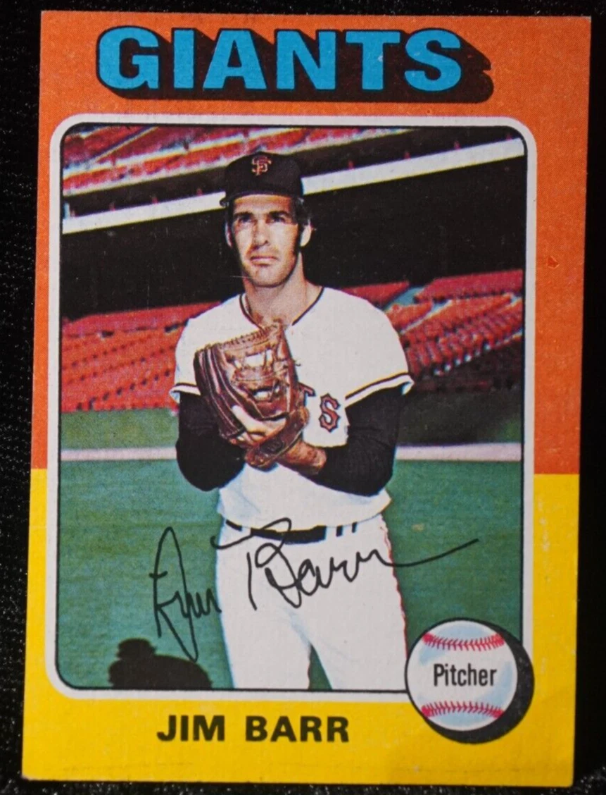 JIM BARR—1975 Topps Mini #107