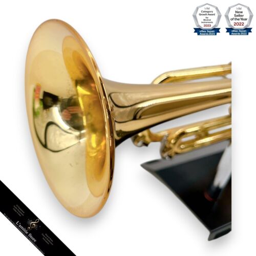 YAMAHA YTR-637 Trompete Gold Vintage Modell betreut von Schilke getestet Japan - Bild 5 von 15