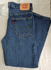 Levi's 550 Relaxed Fit Jeans Boys Size 12 Regular 26 x 25.5" Medium Wash vintag