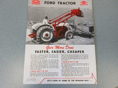 Nice Original 1949 Ford 8n Tractor Brochure Ebay Nice Original 1949 Ford 8n Tractor Brochure Ebay