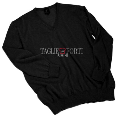 men's pullover plus size pure merino wool sweater V-neck sweater Maxfort