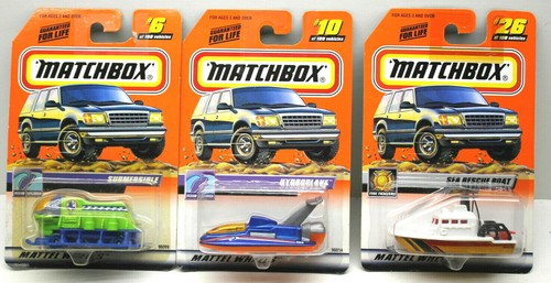 12pc 1990s Matchbox Diecast Water Beach Boat Jet Ski Fishing Rescue VW Raft NOC - Picture 3 of 5