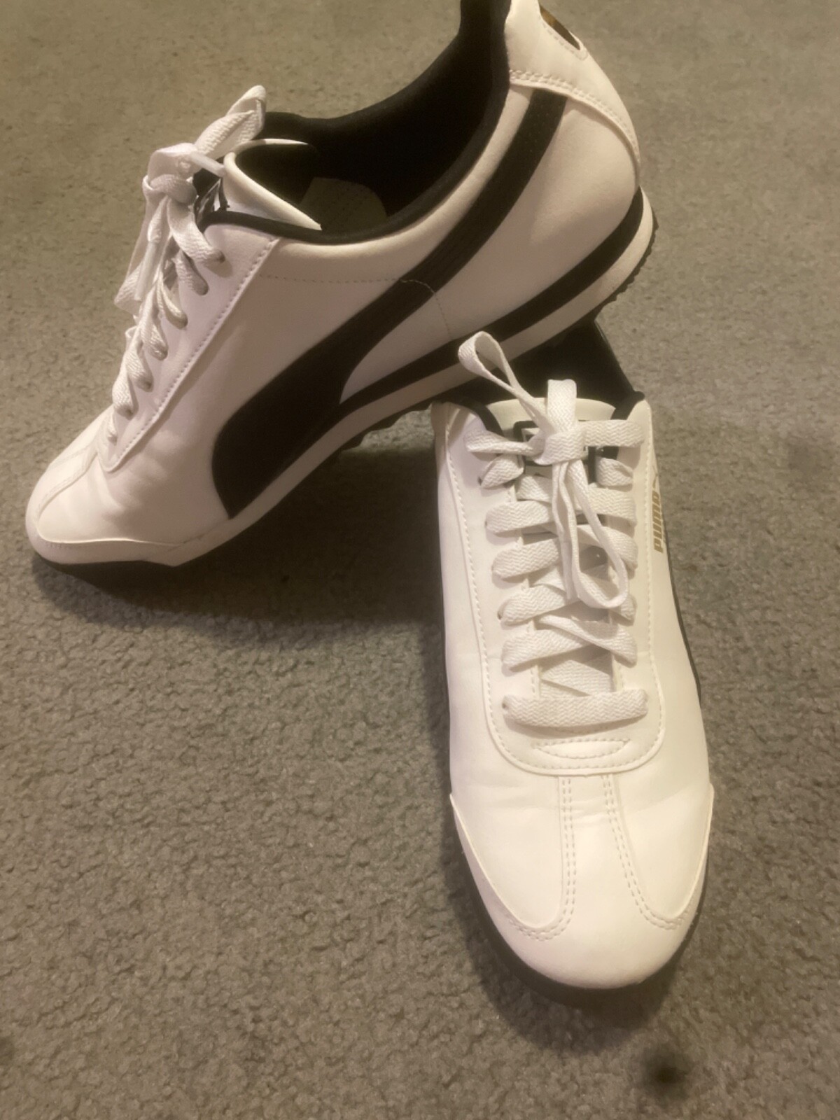 2014 Size 12 - PUMA Roma Basic White, Excellent C… - image 3