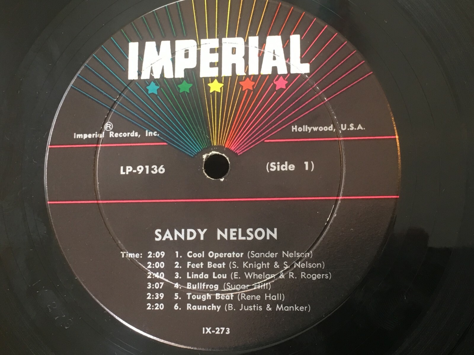 SANDY NELSON - ..." He's A Drummer Boy" ~ IMPERIAL 9136 {nm dg orig} - NICE