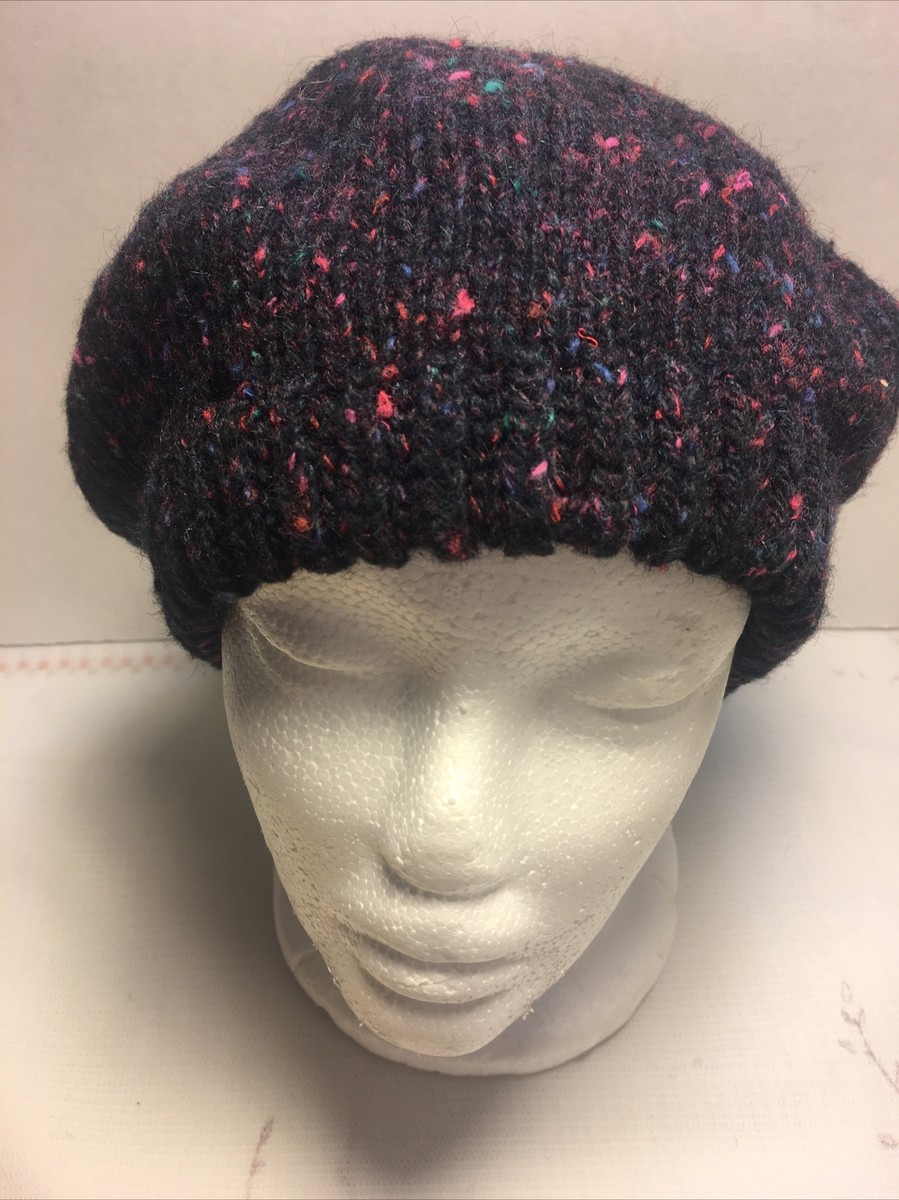 Vintage HANSEN Wool Knit Fedora Beanie Hat Cap THICK NWT | eBay