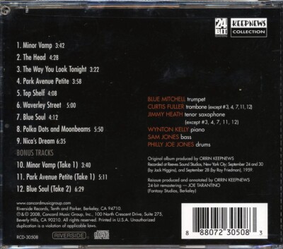 CD Blue Mitchell Sextet - Blue Soul | eBay