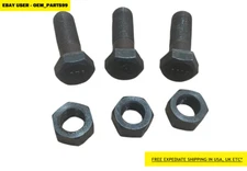 Jcb Backhoe Sidecutter Tooth Nut Bolt Qty 3 Pcs.(826/00303 1340/0701 1305/0714F)