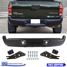 Black Complete Rear Step Bumper Assembly For 2005-2015 Toyota Tacoma Pickup