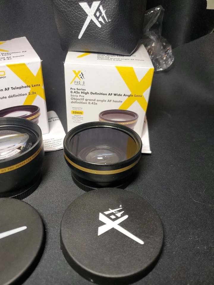 43mm XIT Pro HD 2.2x Telephoto + 0.43x HD Wide Angle Lens - Image 3 of 4