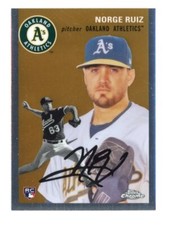 2023 Topps Chrome Platinum Anniversary Norge Ruiz Rookie Oakland Athletics