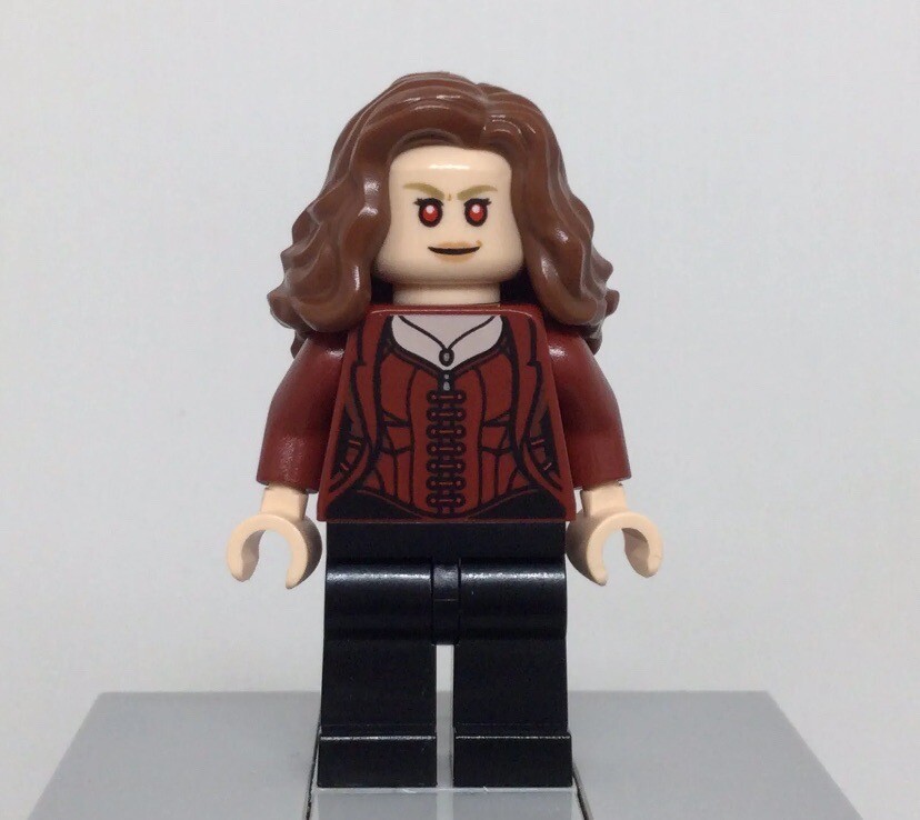 Lego Scarlet Witch Minifigure Marvel Super Heroes Lego