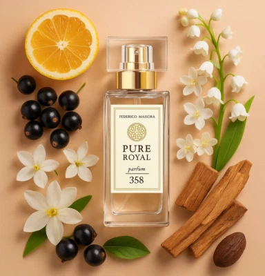 FM 358 Pure Royal Parfum For HER 50ml by Federico Mahora, New, READY TO POST