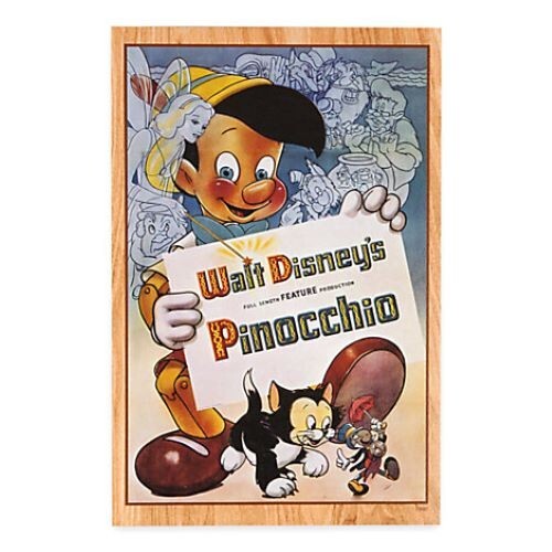 Disney Store Pinocchio Lithograph Limited Edition Set LE 400 2015