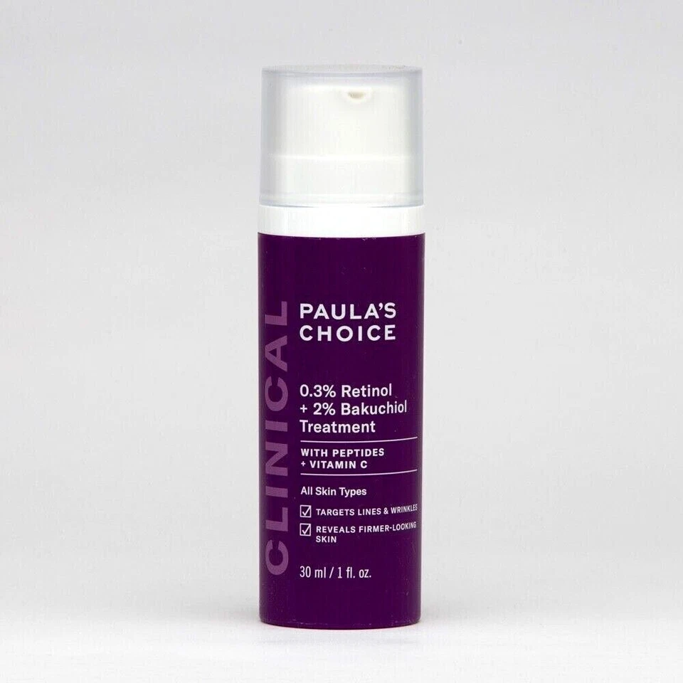 Paula's Choice Clinical 0.3% Retinol + 2% Bakuchiol Treatment , Fast Postage UK