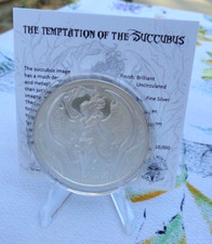 FIVE - Small Plus Display Stand Easel fits 2 oz. coins and slabs - CLEAR