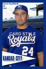 David DeJesus - 2002 Kansas City Royals ST - choose a size - full color print