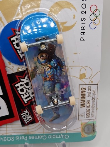 Tech Deck Ultra Raro 2024 Juegos Olímpicos de París Phryge Mascota Dedo Monopatín - Imagen 3 de 4