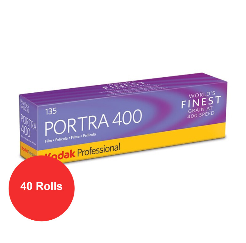 40 Rolls Kodak Professional Portra 400 135-36 Exp 35mm Color Negative Film FRESH