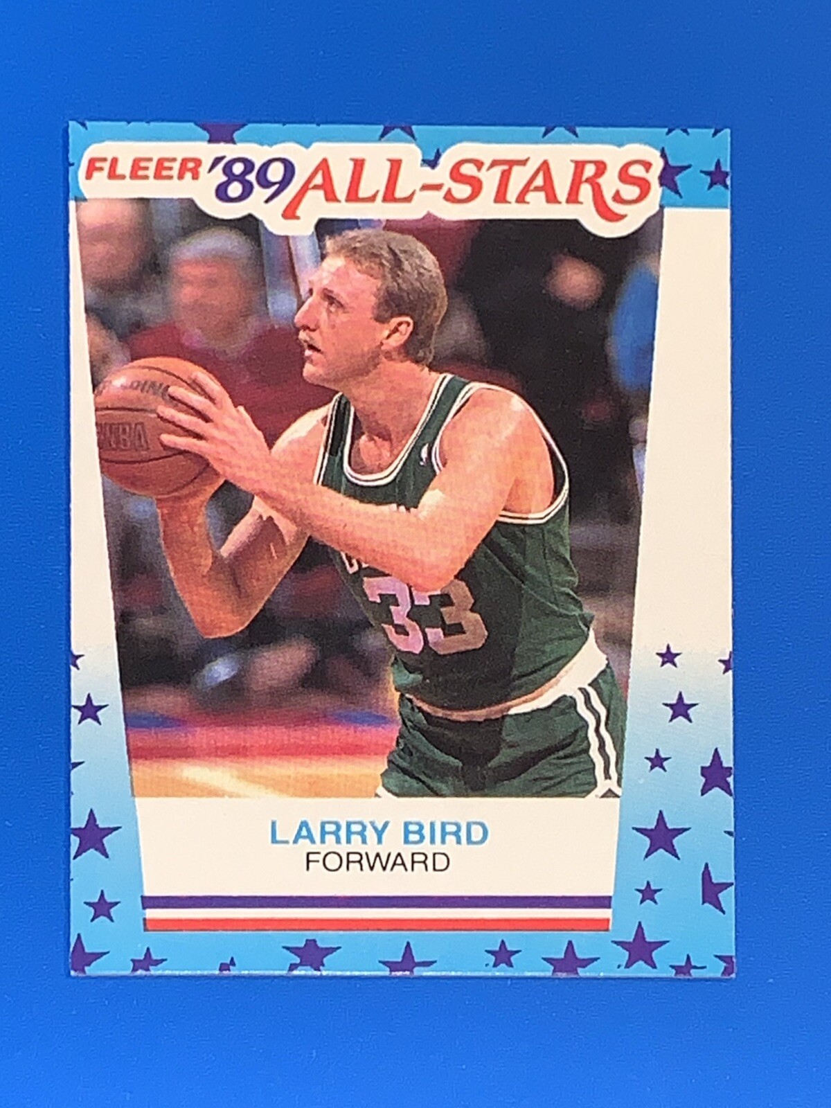 1989-90 Fleer Larry Bird  All Star Sticker #10 Boston Celtics
