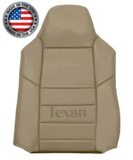 04, 05 Ford F250, F350 Lariat, XLT Driver Lean Back Perforated Seat Cover Tan