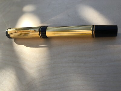 PARKER DUOFOLD 18Ｋ750 Vintage PARKER DUOFOLD 18K 750 (M) GOLD trim, Vac Fill, Made In