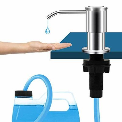 Kitchen Sink Soap Dispenser, Brushed Nickel Countertop ...
