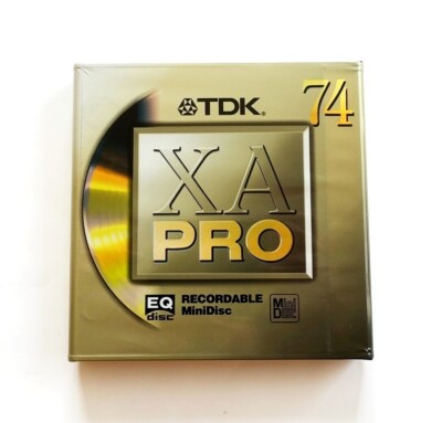 TDK XA PRO 74 MD ミニディスク TDK XA PRO 74 Metal EQ MiniDisc Japan MD 74 minutes