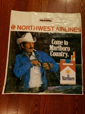 original, vintage, Northwest Airlines, Inflight Duty Free sales bag (circa 1985)