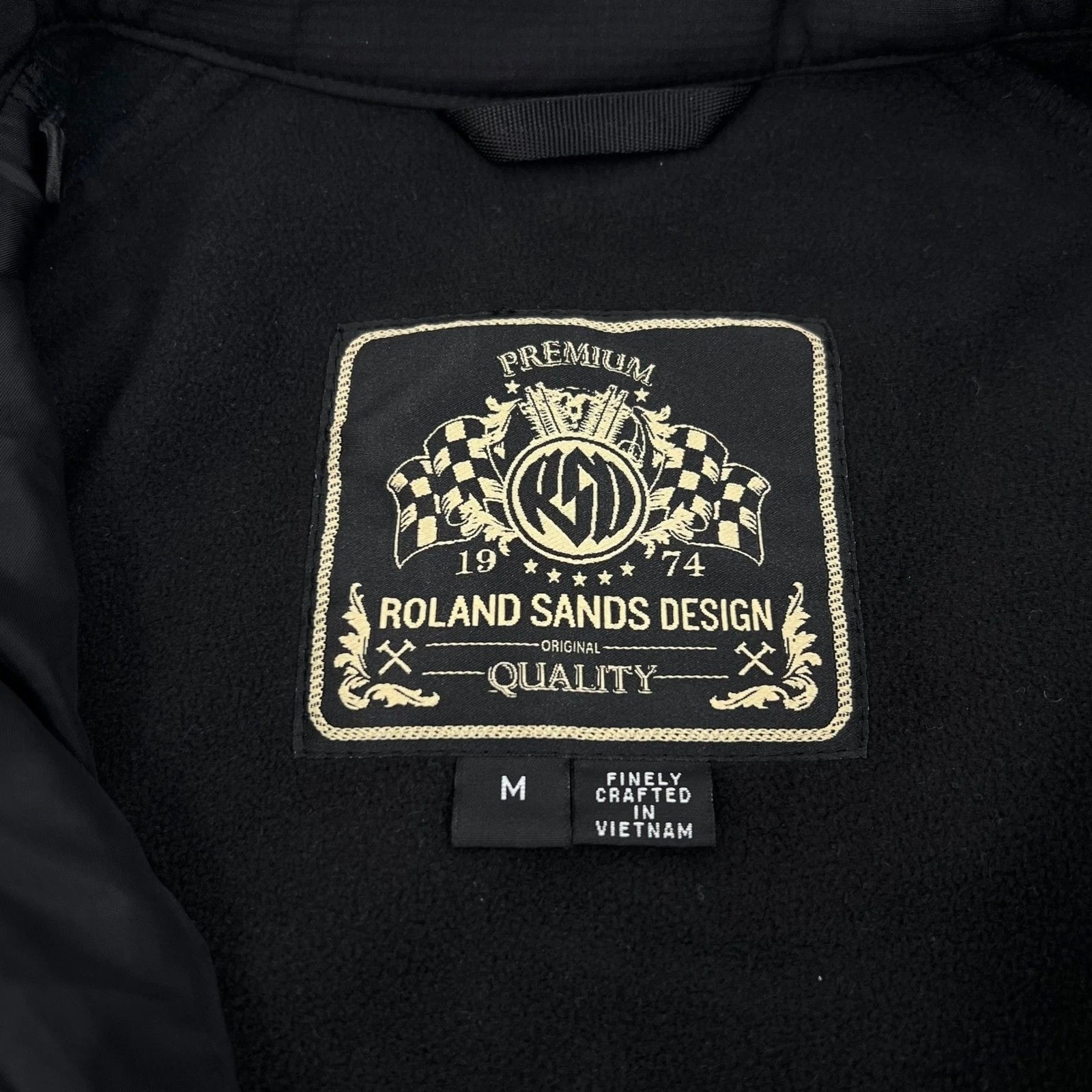 Roland Sands Design Men's Technical Textile Sentinel Jacket Liner Black Medium image 10