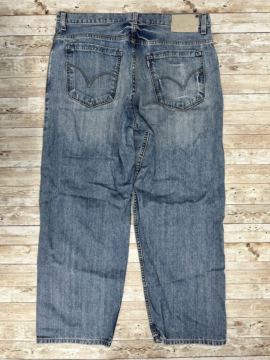 Vintage Levis Silvertab 90sJeans Mens 36x30 Light Wash Baggy Vintage Levis Silvertab 90sJeans Mens 36x30 Light Wash Baggy