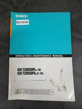Kobelco SK135SRL-1E SK135SRLC-1E Hydraulic Excavator Factory Operators And...