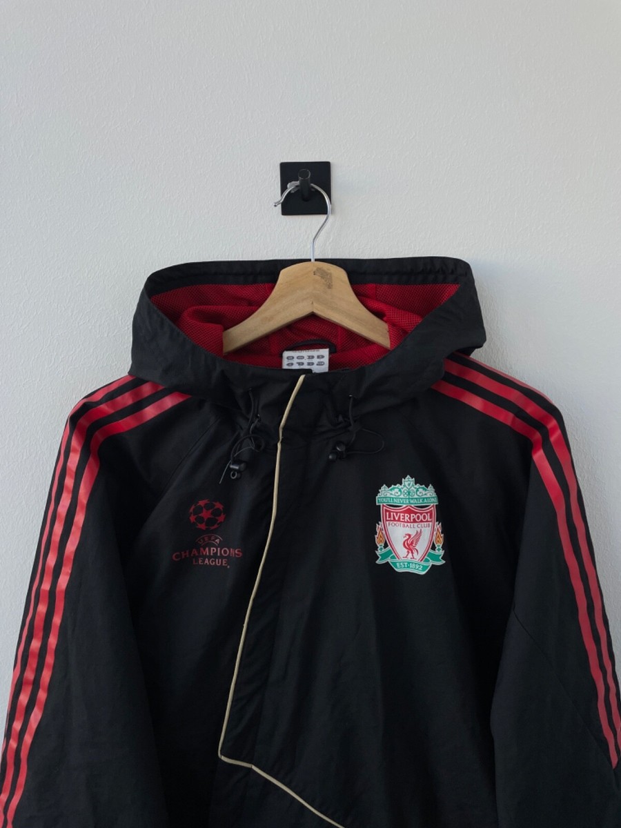 LIVERPOOL 2009/2010 CHAMPIONS LEAGUE FOOTBALL SOCCER TRACK JACKET