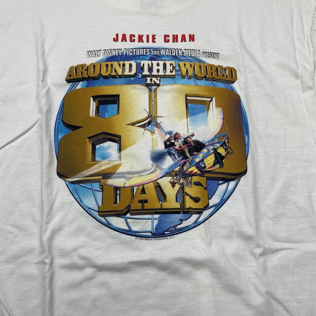 Vintage Movie Promo Shirt Around The World In 80 Days 2004 Disney