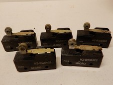 MicroSwitch BZ-RW8422 NOS Roller Micro Switch Quantity 5 NOS