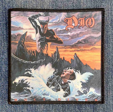 Dio Holy Diver Patch Album Cover Sublimated Sew On Band Square Logo Heavy Metal