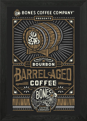 Bourbon Barrel Aged Coffee gerahmtes Wandbild Poster Leinwanddruck Bild